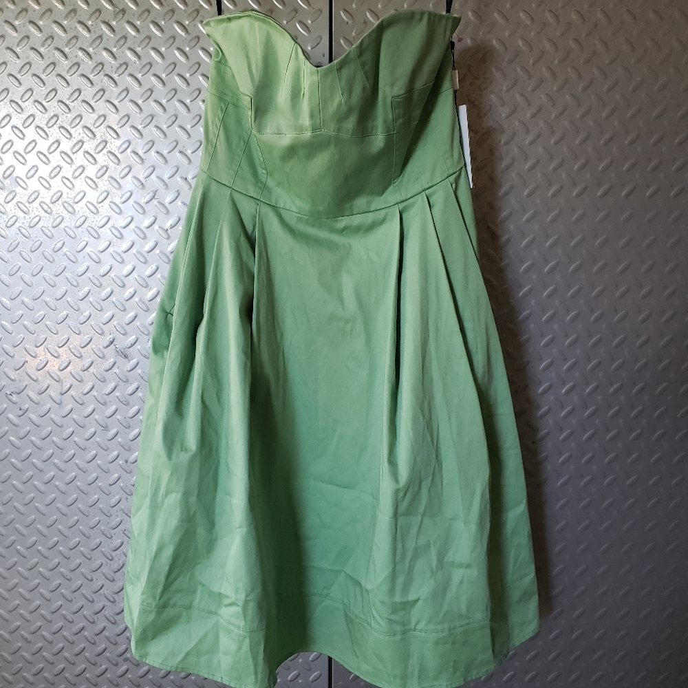 BNWT CALVIN KLEIN pistachio empire waist with POCKETS (4) - Picture 12 of 12
